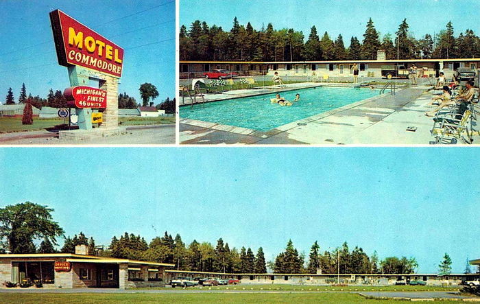 Motel Commodore - Old Postcard And Promos (newer photo)